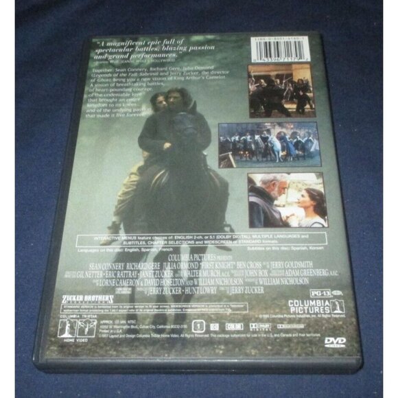 First Knight (DVD, 1997) - Picture 3 of 3
